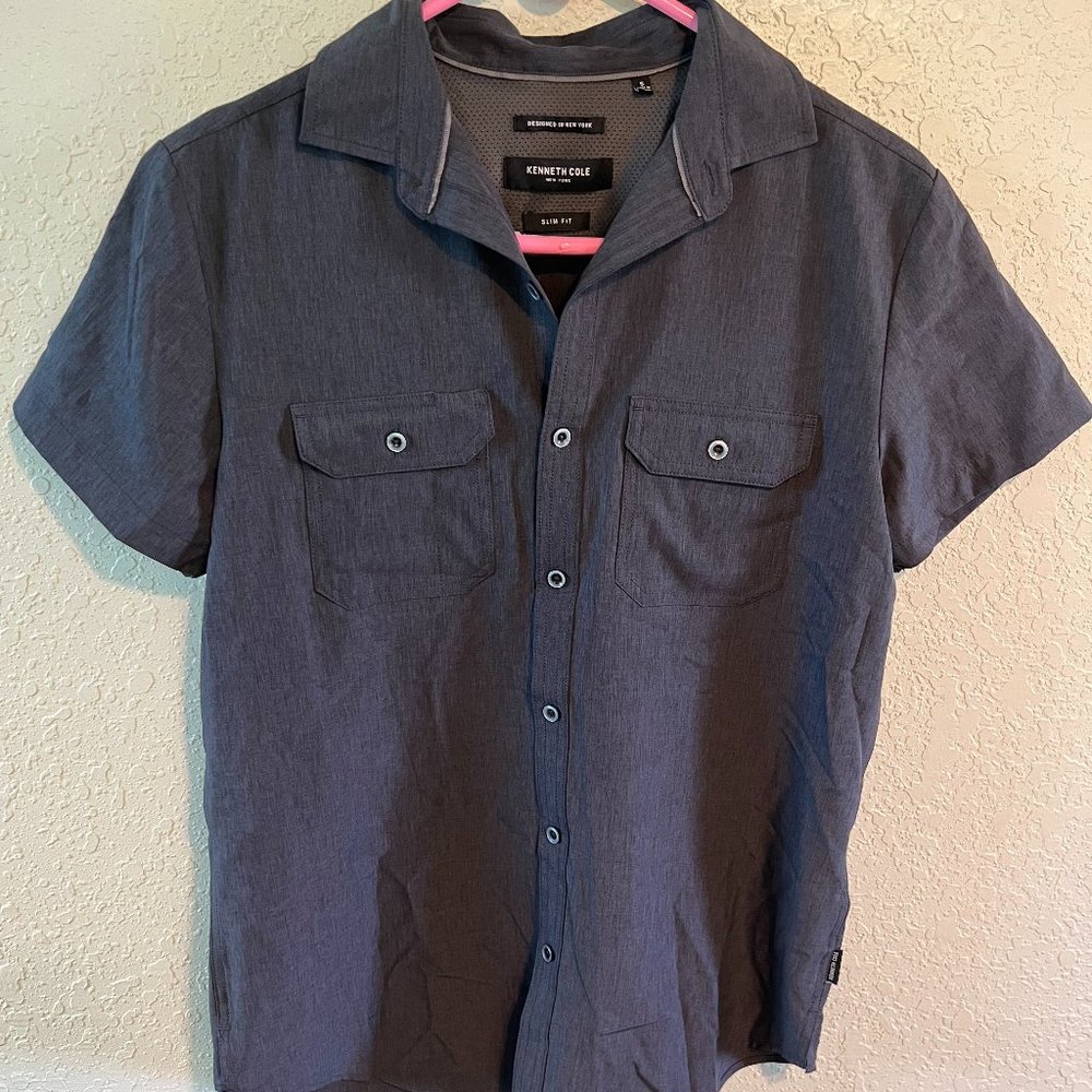 Kenneth Cole Short Sleeve Button Down